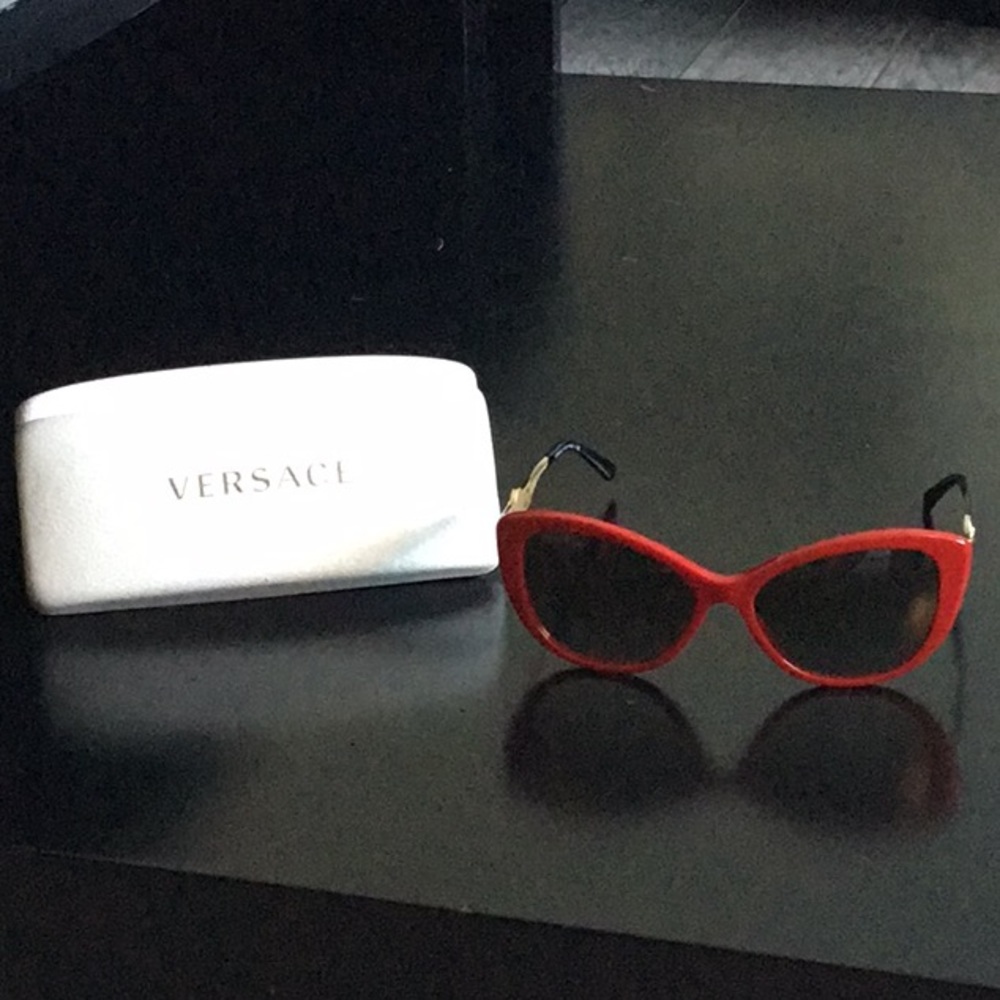 Versace Red Cat Eye sunglasses